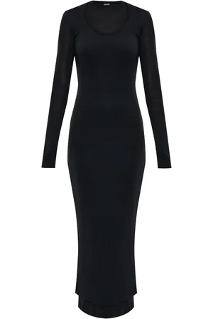 Jil Sander Robe en laine à design superposé