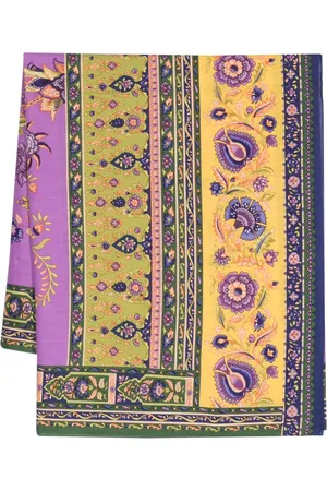 Etro écharpe en coton à fleurs