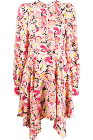 Stella McCartney Robe asymétrique à fleurs
