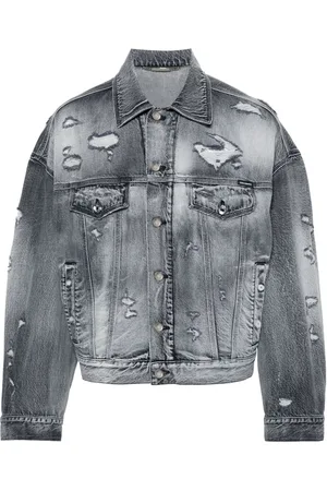Dolce & Gabbana Veste en jean à effet usé