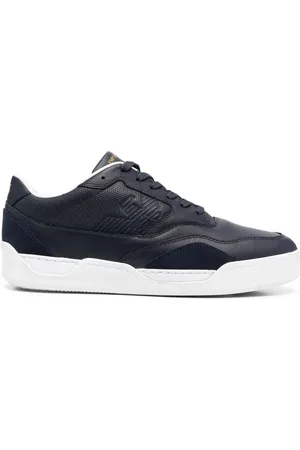 Emporio Armani Baskets à logo embossé