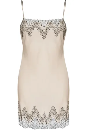 CARINE GILSON Robe-nuisette en dentelle de Calais-Caudry