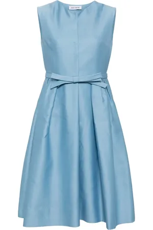 DICE KAYEK Robe mi-longue en satin à design sans manches