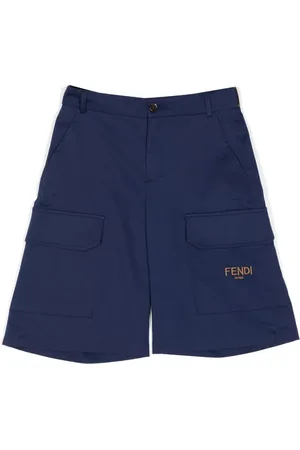 Fendi Short à logo brodé