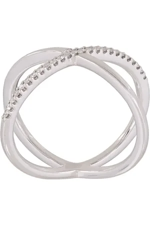 ALINKA Bague "KATIA" en or blanc 18ct et diamants