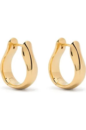 TOM WOOD Medium Oyster hoop-design earrings