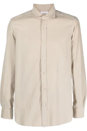 Boglioli Chemise à col italien
