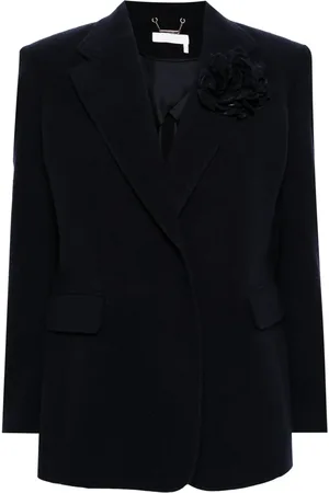 Chloé Blazer boutonné à détail de broche