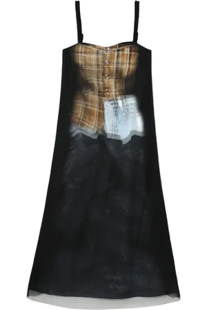Andersson Bell Robe mi-longue à imprimé graphique