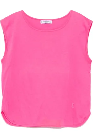 Saint Laurent Chemise à design sans manches (1980-1990)