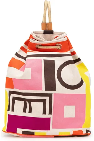 Hermès Sac à dos Carre Taquin en coton (2021-2024)
