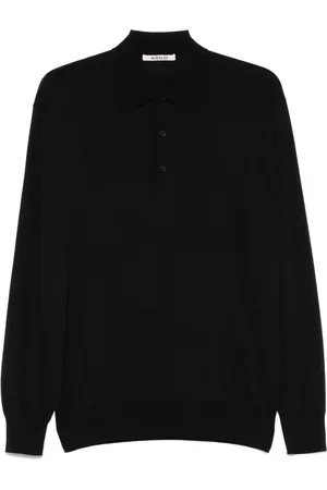 Auralee Polo en maille fine
