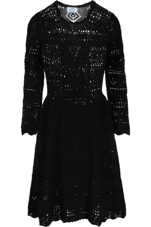 Prada Robe mi-longue à coupe évasée