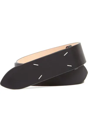 Maison Margiela Ceinture en cuir à détails de coutures