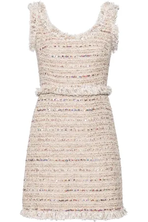 Giambattista Valli Robe en tweed à sequins