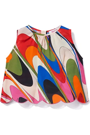 PUCCI Junior Blouse à imprimé Onde