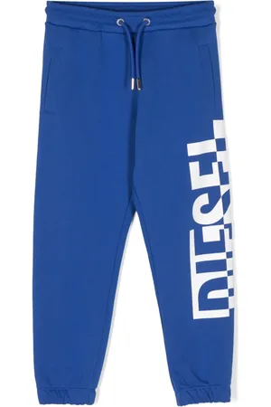 Diesel Pantalon en coton à logo imprimé