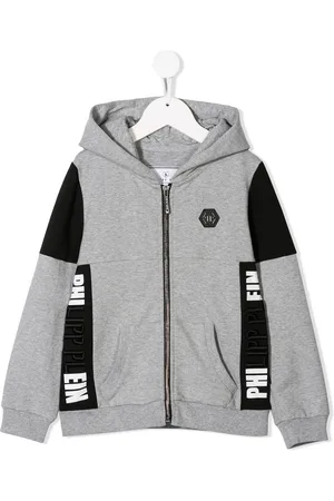 Philipp Plein Sweat zippé à capuche Statement
