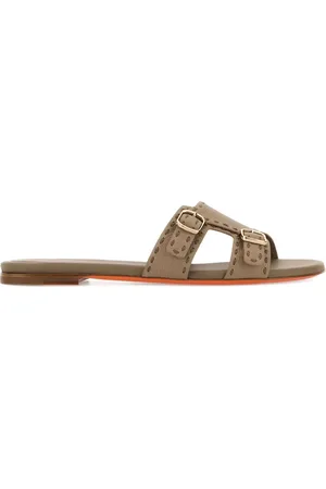 santoni Chaussons Didi en cuir