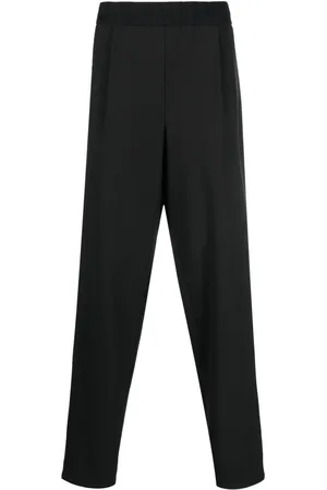 Giorgio Armani Pantalon fuselé à détails plissés