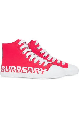 Burberry Baskets montantes à logo imprimé