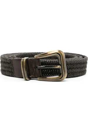 Brunello Cucinelli Ceinture tressée à boucle