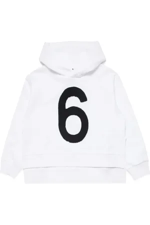 Maison Margiela Hoodie en coton à détail appliqué