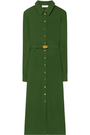 Tory Burch Robe-chemise à taille ceinturée