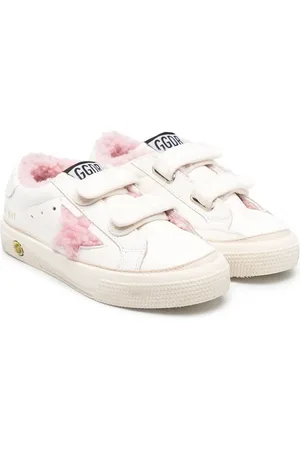 Golden Goose Baskets en peau lainée à patch étoile