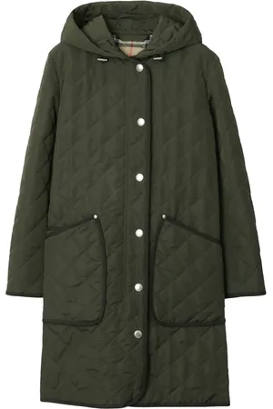 Burberry Manteau matelassé à fermeture zippée