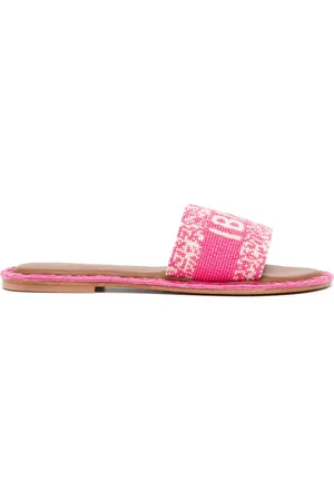 De Siena shoes Claquettes Ibiza à ornements de perles