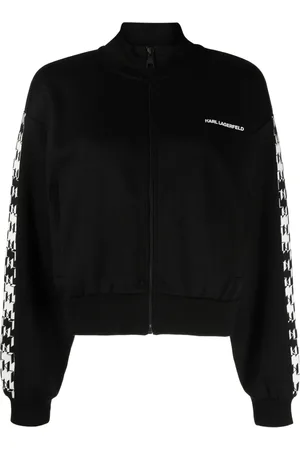 Karl Lagerfeld Veste zippée à motif monogrammé