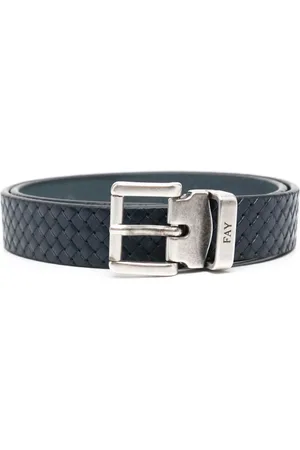 FAY Ceinture en cuir à design tressé