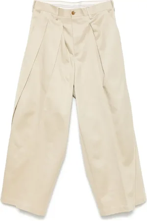 KHOKI Pantalon ample à design plissé