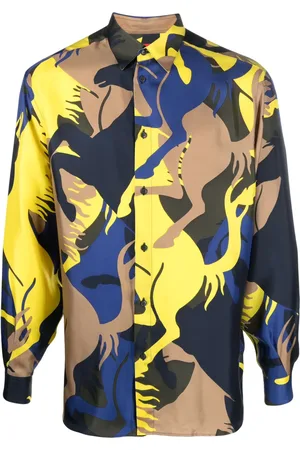 FERRARI Chemise à logo imprimé