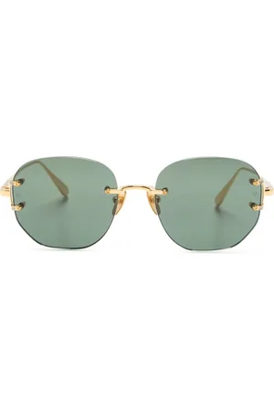 Linda Farrow Lunettes de soleil Sandor à monture géométrique