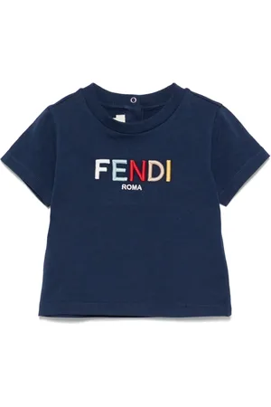 Fendi T-shirt à logo brodé