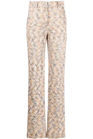 Missoni Pantalon droit à motif zig-zag