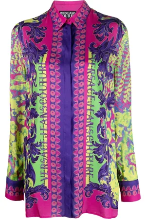 VERSACE Chemise imprimée à manches longues