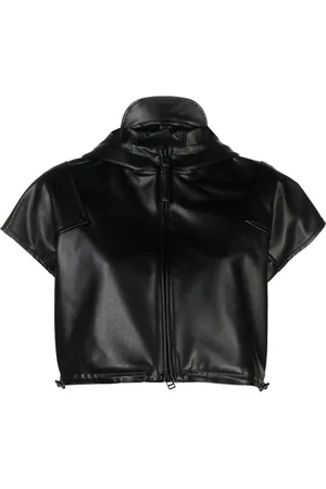 Issey Miyake Veste droite crop