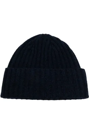 N.PEAL Bonnet en maille épaisse nervurée