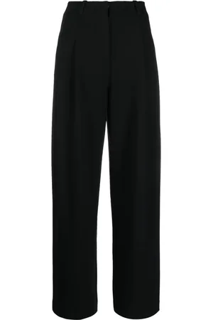 Emporio Armani Pantalon plissé à taille haute