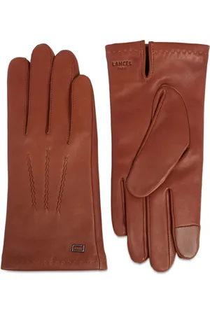 LANCEL Gants Sellier à logo imprimé