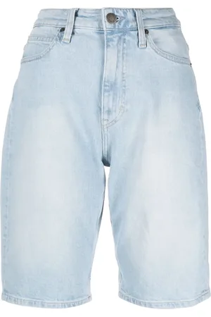 Calvin Klein Short en jean à patch logo