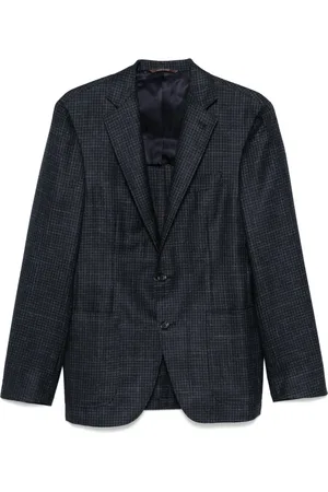CANALI Blazer à motif pied-de-poule