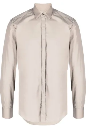 Lanvin Chemise en coton à col italien