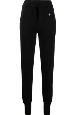 Vivienne Westwood Pantalon de jogging à logo Orb brodé
