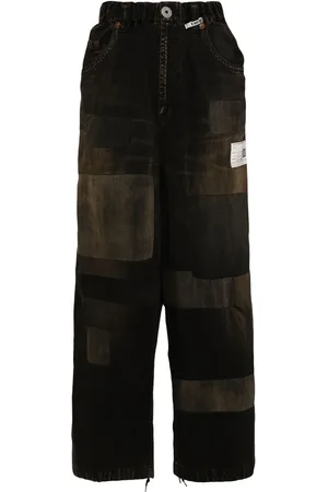 Maison Mihara Yasuhiro Jean court à design patchwork