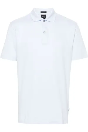 HUGO BOSS Polo à effet chiné