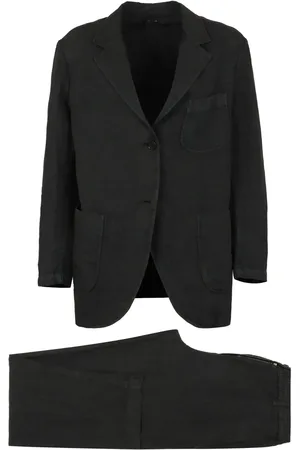 Aspesi Costume en lin à simple boutonnage